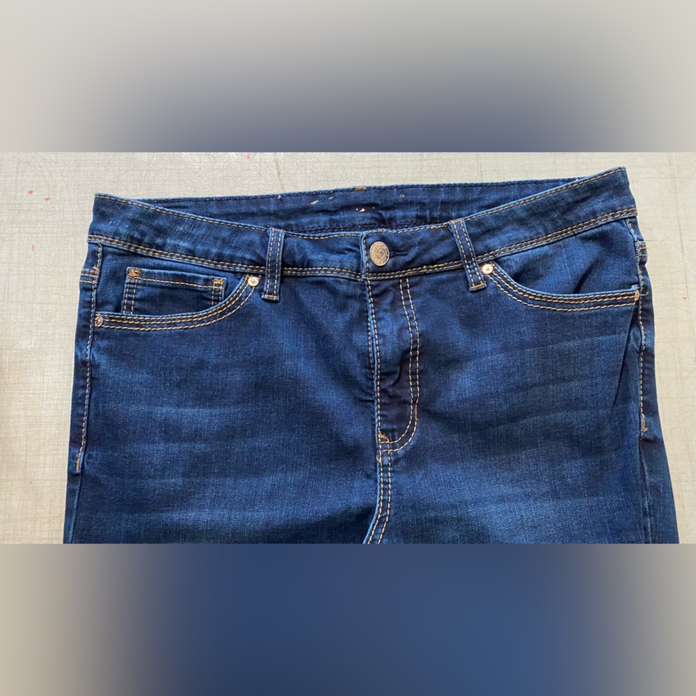 Seven7 Rocker Slim Boot Jeans in Deep Indigo - Picture 4 of 11
